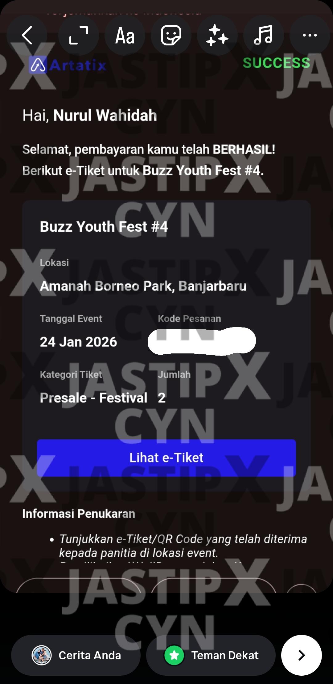 Nurul Wahidah, Buzz Youth Fest #4, Banjarbaru
